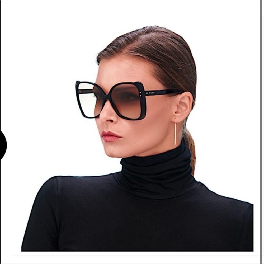 Gucci 58MM oversized sunglasses